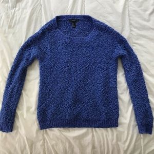 Fuzzy Blue Sweater
